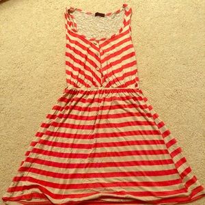 Short, Striped Dress